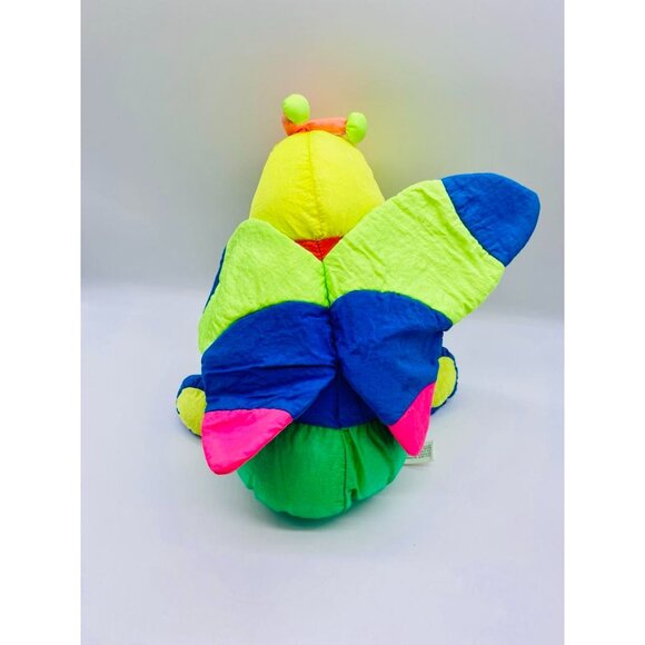 Vintage Prestige Toy Corp Neon Butterfly Bug Hand Puppet with Squeaking Sound - Picture 7 of 10